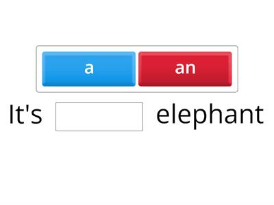 Wild and farm animals; a or an? (Grammar)