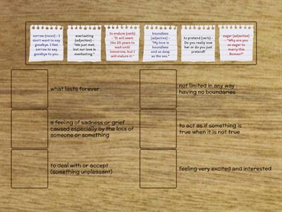 Vocabulary Chapter 3 Romeo and Juliet