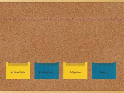 Verbs, Adjectives, & Adverbs (Speed Sorting)