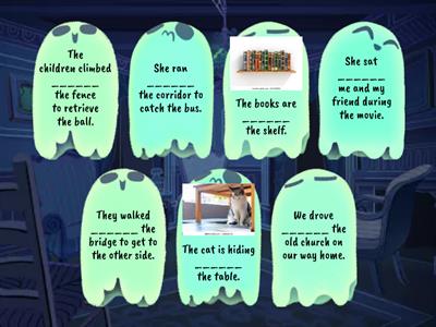 Grammar: Prepositions of place and movement 1 (Intermediate plus 3B)