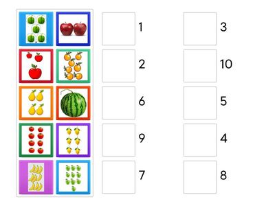 Lớp Lá 2. Bài tập Đếm và nối số lượng tương ứng.