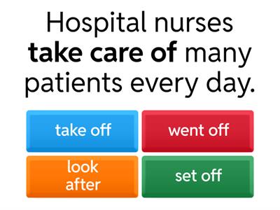 Complete Preliminary - Unit 3 - Phrasal verbs 1- QUIZ