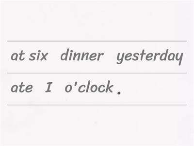 Past Simple Irregular Verb