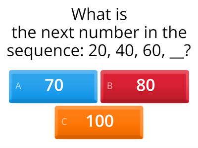 Skip Counting 20s