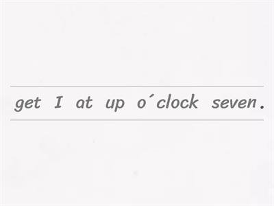 Daily routine 3