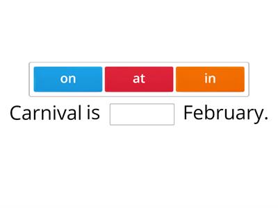 Prepositions in/at/on