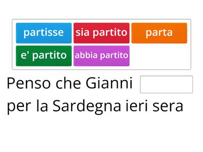 Pratica del congiuntivo - tutti i tempi