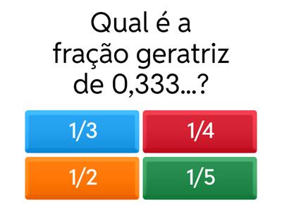 Fração Geratriz de Dízimas e Decimais