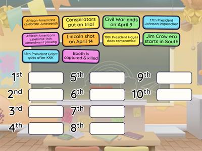 Unit 8 - Put The Events In Order