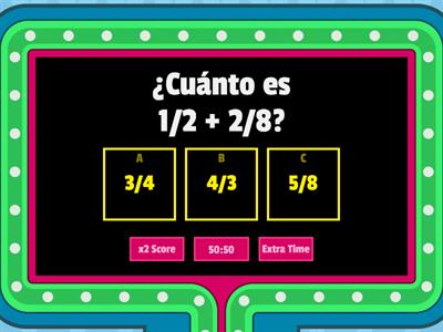  Sumas y restas de Fracciones con distinto denominador 