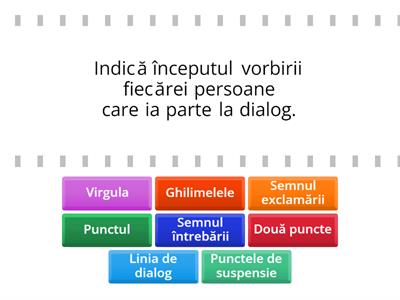 Semne de punctuație - clasa a IV-a