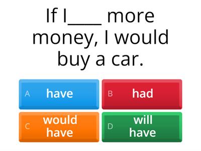 Pre_U7_Gram_Second Conditional & ‘Wish’ Type 2