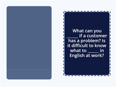 Key expressions practice (A2 Business English)