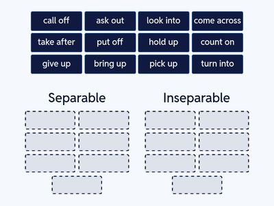 Solutions. 6E. Separable. Inseparable.