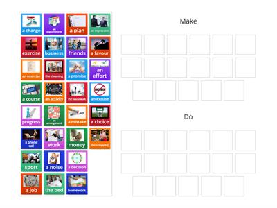  Make and Do Collocations