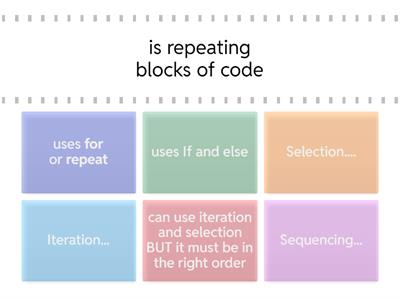 1. programming constructs