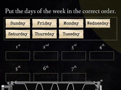 Days of the week