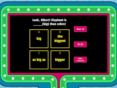 Degree of comparison!