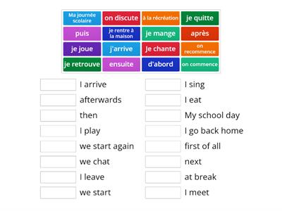 Dynamo 1 Module 2 Unit 3 School Day -er verbs