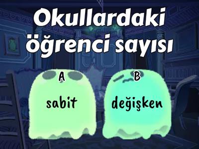 Değişken - Sabit