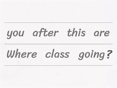 Present continuous for future arrangements + code