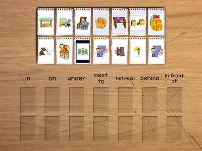 Prepositions Match up by Teacher Paola