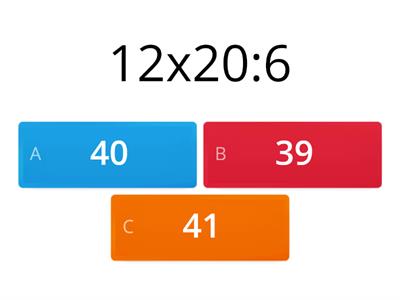 Operaciones Combinadas de Multiplicación y División 