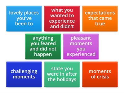 Holidays: tell me about...