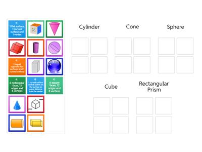 3D Shapes sort lewis