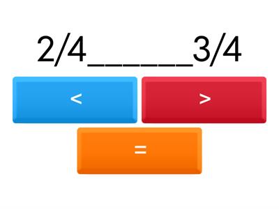 Compare and Order Fractions 