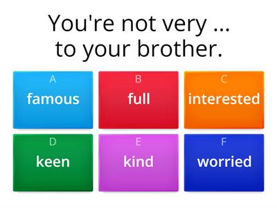 Solutions Elementary Unit 4E (Adjectives)