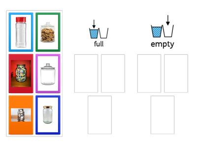 Capacity - full and empty