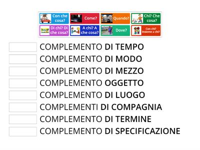 COMPLEMENTI