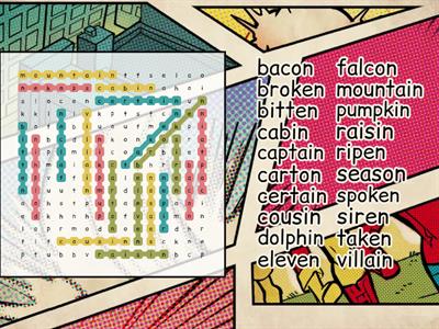 Lesson 18 Spelling Words