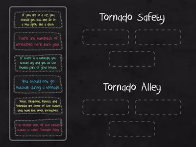 Tornado Main Idea and Details