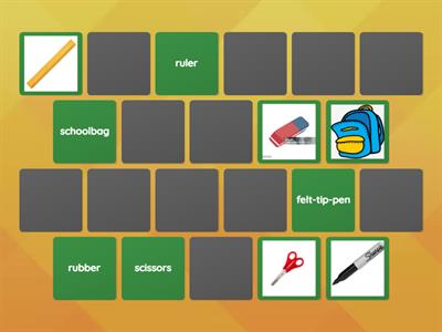 memory school objects