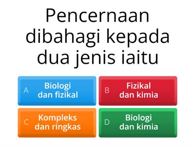 SISTEM PENCERNAAN MANUSIA TINGKATAN 2