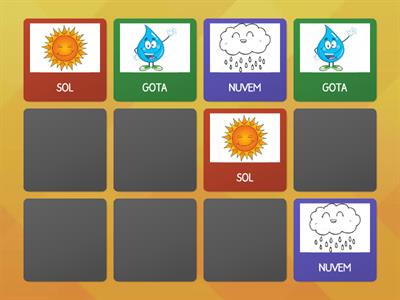 ÁGUA - JOGO DA MEMÓRIA
