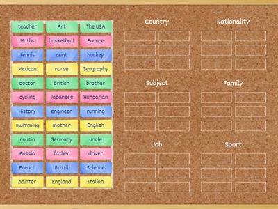 Vocabulary
