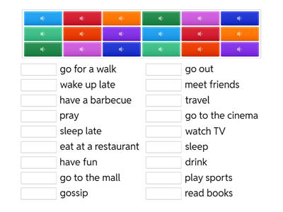 Weekend Activities - Ana - audio