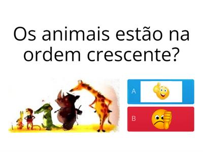 ORDEM CRESCENTE E DECRESCENTE 