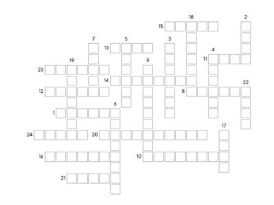 Кроссворд Афанасьева 7 класс Unit 8