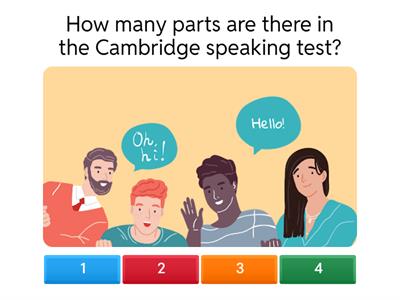 Cambridge Speaking Test Quiz