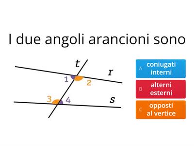 Rette parallele tagliate da una trasversale