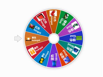 红色 蓝色 黄色 绿色