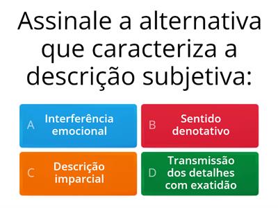 Tipos de descrição