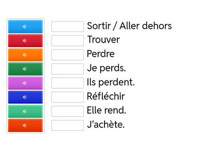 Les verbes en anglais - à l'oral - CE2/CM1