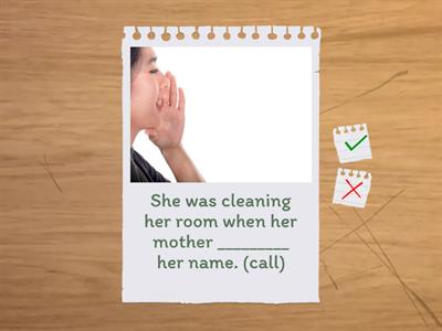 Past Continuous + Past Simple