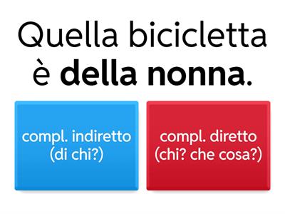 Complemento diretto o indiretto?_Maestra Laura