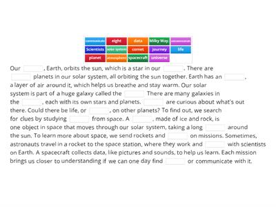 UNIT 4: Exploring Space